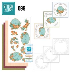 (STDO098)Stitch and Do 98 - Floral Birdcages