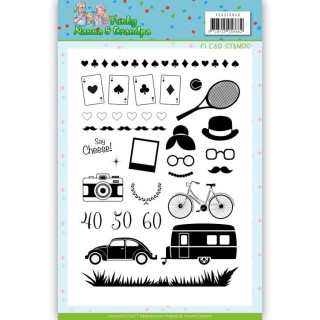 (YCCS10046)Clear Stamps - Yvonne Creations - Funky Nanna's
