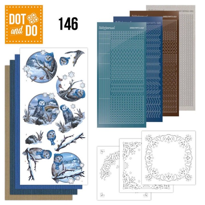 (DODO146)Dot & Do 146 Winter Owls