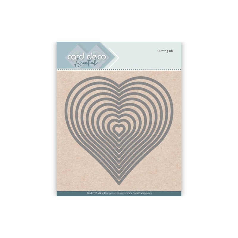 (CDECD0024)Card Deco Essentials Cutting Dies Heart
