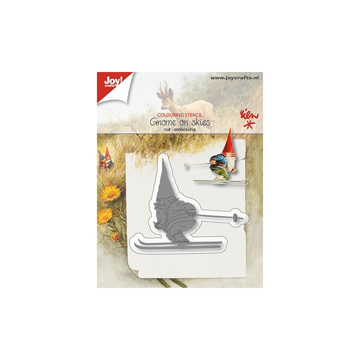 (6002/1206)Cutting & Embossing Gnome on Skies