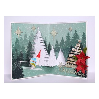 (6002/1206)Cutting & Embossing Gnome on Skies