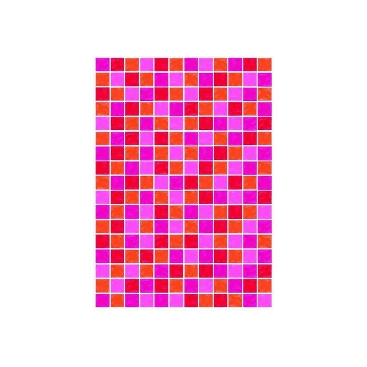 Pergamano vellum mosaïque rouge-orange 1F (61767)