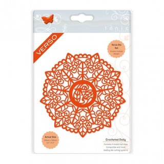(2271E)Tonic Studios doily die set crocheted