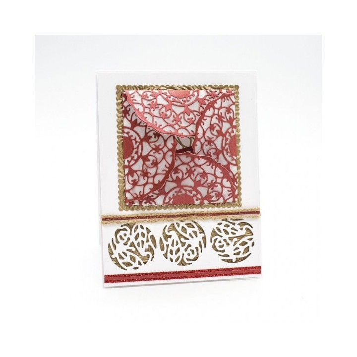(2272E)Tonic Studios doily die set devoted