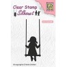 (SIL045)Nellie`s Choice Clearstamp - Swinging