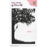 (SIL048)Nellie`s Choice Clearstamp - Scene with tree