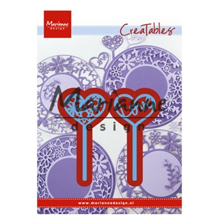 (LR0573)Creatables Heart pins (set of 2)