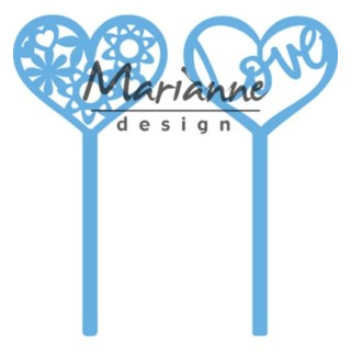 (LR0573)Creatables Heart pins (set of 2)