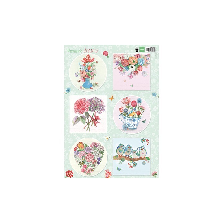 (EWK1265)3D ELS Romantic Dreams - Green
