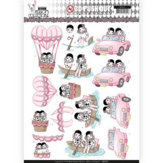 (SB10325)3D Pushout - Yvonne Creations- Pretty Pierrot 2 - Car Trip