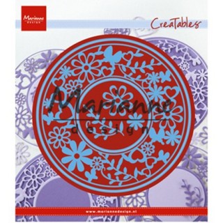 (LR0574)Creatables Flower Frame round