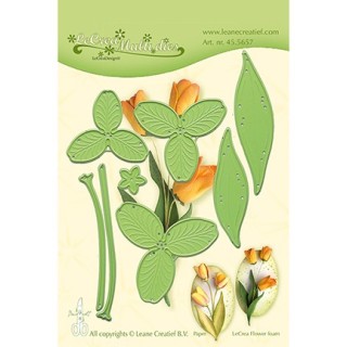 (45.5657)Lea'bilitie Cutting/Emb Patch die Flower 017 Tulip 3D