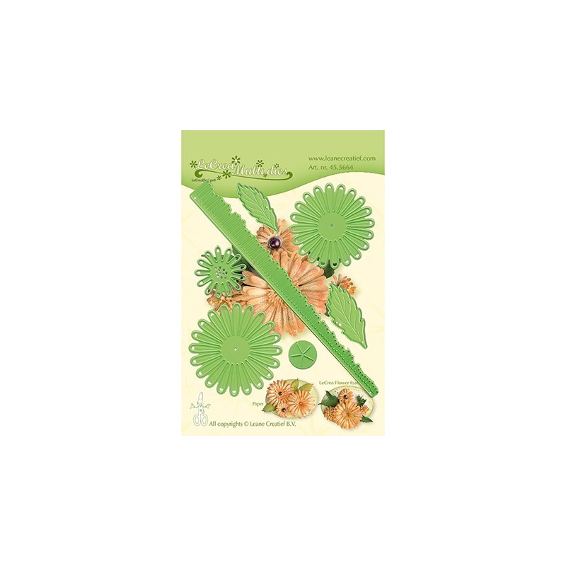 (45.5664)Lea'bilitie Cutting/Emb Patch die Flower 018 Chrysanthemum 3D