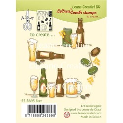 (55.5695)Clear Stamp Beer