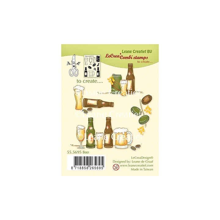 (55.5695)Clear Stamp Beer
