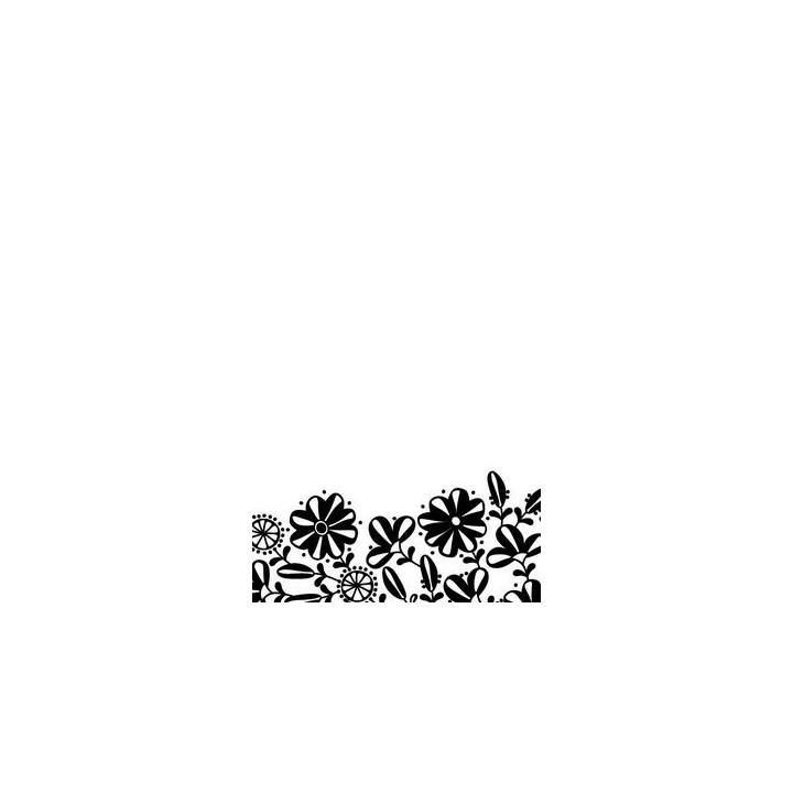 Embossing Folder Flower Border 3 (HSF002)