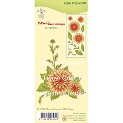 (55.5749)Clear Stamp 3D Flower Chrysanthemum