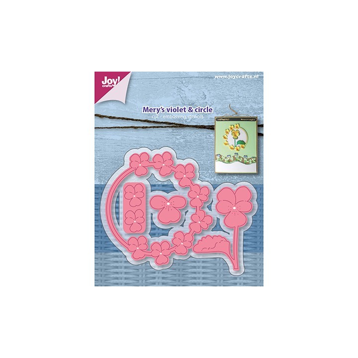 (6002/1214)Cutting & Embossing dies Mery's Violetscircle
