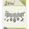 (PM10148)Dies - Precious Marieke - Happy Spring - Happy Birdhouses