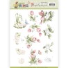 (SB10330)3D Pushout - Precious Marieke - Happy Spring - Happy Spring Flowers