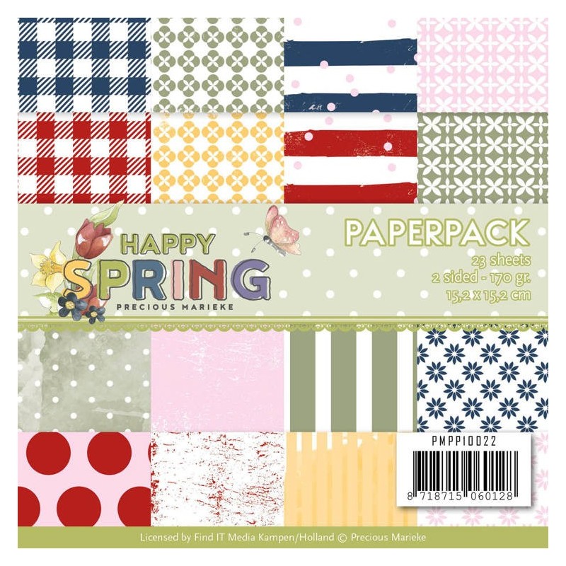 (PMPP10022)Paperpack - Precious Marieke - Happy Spring