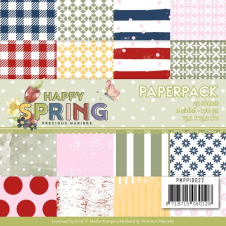 (PMPP10022)Paperpack - Precious Marieke - Happy Spring