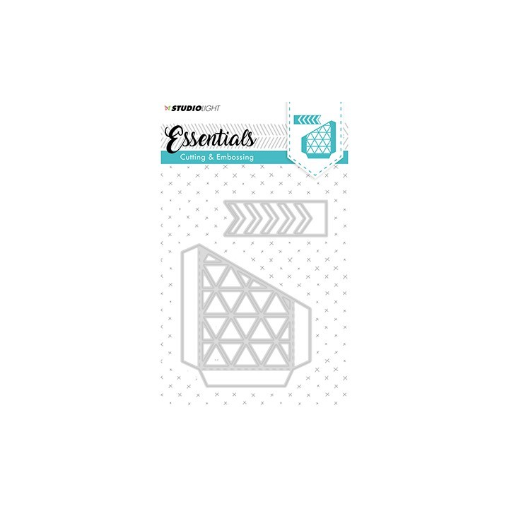 (STENCILSL144)Studio Light Cutting and Embossing Die, Essentials nr.144