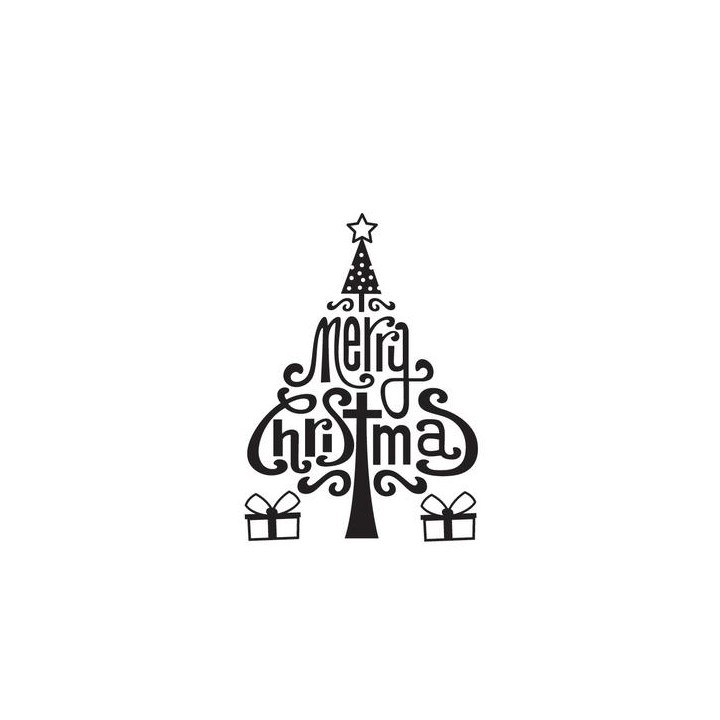 (CTFD 3071)Embossing Folders Merry Christmas