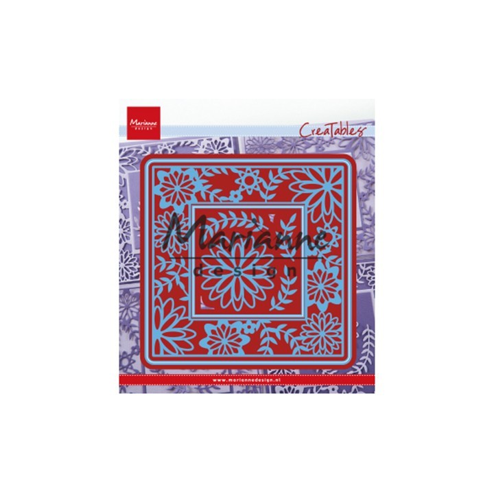 (LR0577)Creatables  Flower Frame square