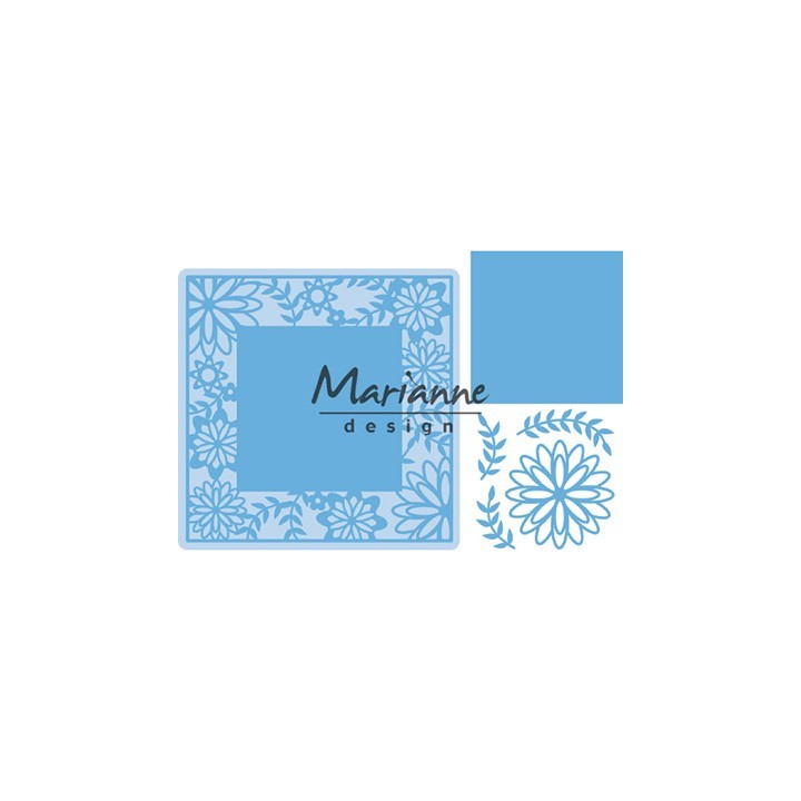 (LR0577)Creatables  Flower Frame square