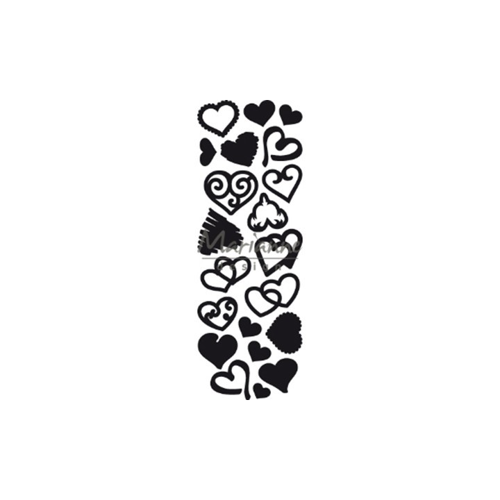 (CR1460)Craftables Punch die Sweet Hearts