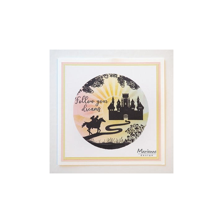 (CS1018)Clear stamp Dream sentiments UK