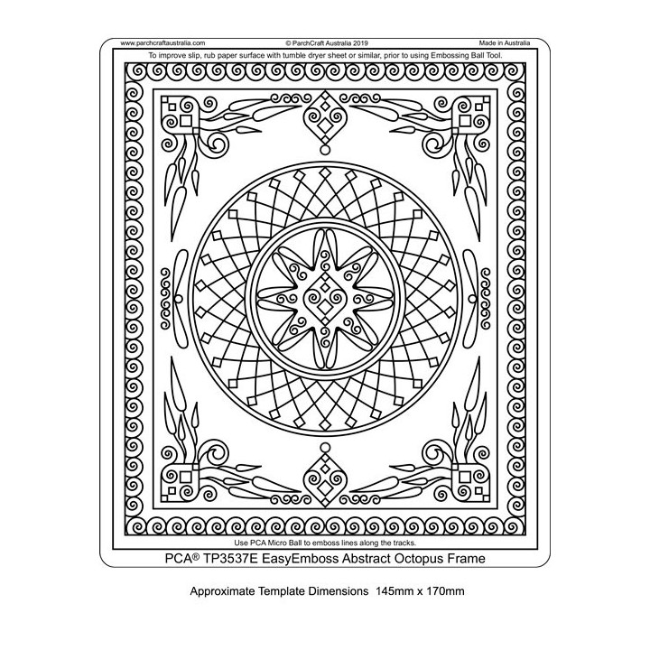 (TP3537E)PCA® - EasyEmboss Abstract Octopus Frame
