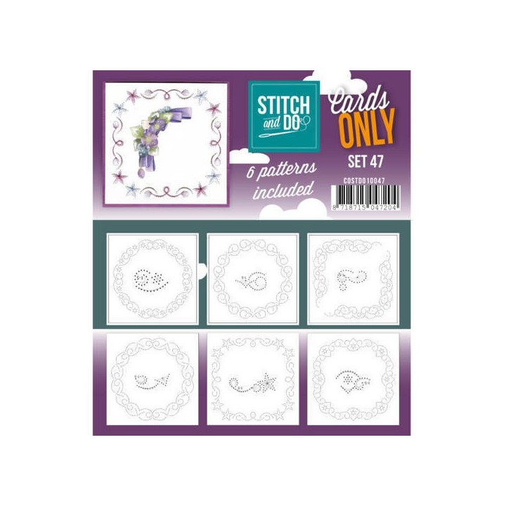 (COSTDO10047)Stitch & Do - Cards only - Set 47