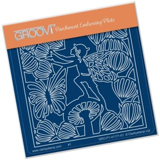 (GRO-FA-41171-01)Groovi® Baby plate A6 DEWDROP FAIRY