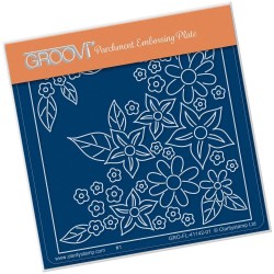 (GRO-FL-41142-01)Groovi® Baby plate A6 FLOWER BURST