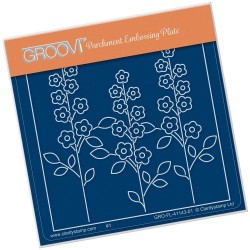 (GRO-FL-41143-01)Groovi® Baby plate A6 TINA'S MEADOW FLOWERS