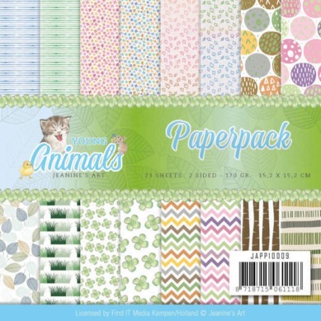 (JAPP10009)Paperpack - Jeanine's Art - Young Animals