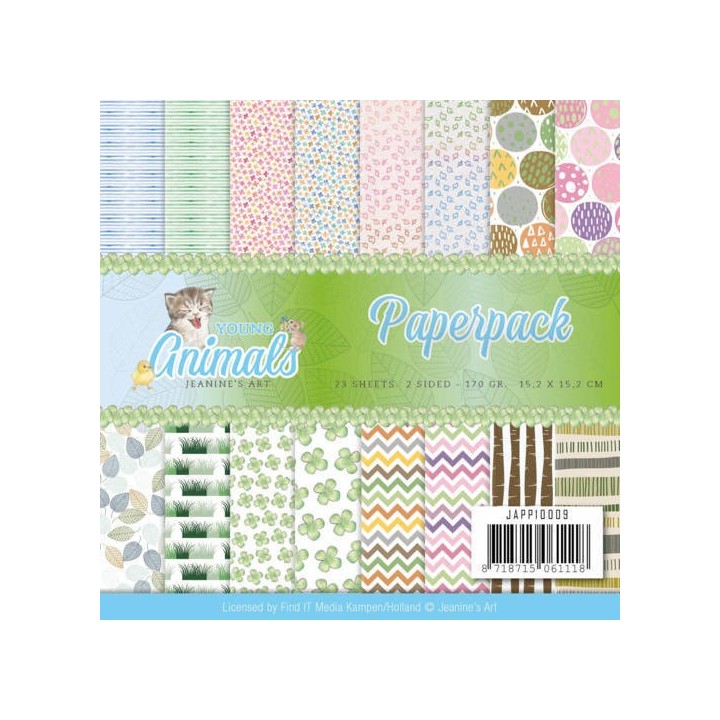 (JAPP10009)Paperpack - Jeanine's Art - Young Animals