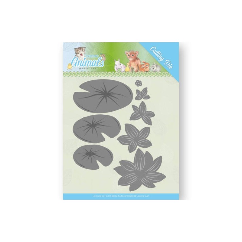 (JAD10069)Dies - Jeanine's Art - Young Animals - Lily Pond Leaves