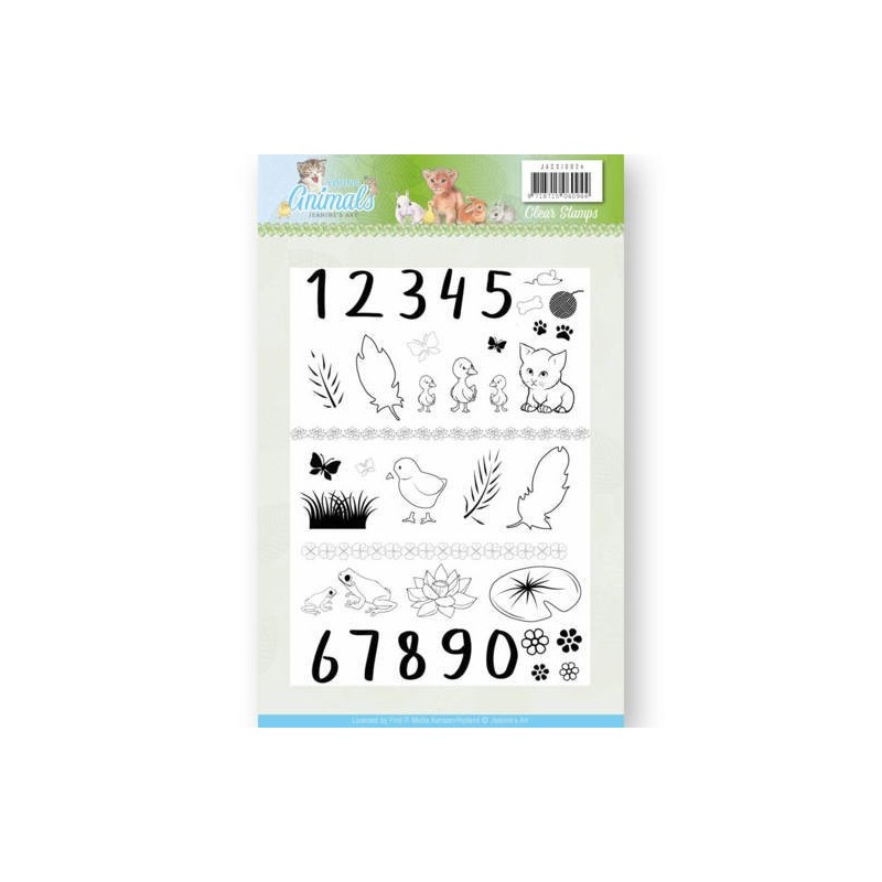 (JACS10024)Clear Stamps - Jeanine's Art - Young Animals