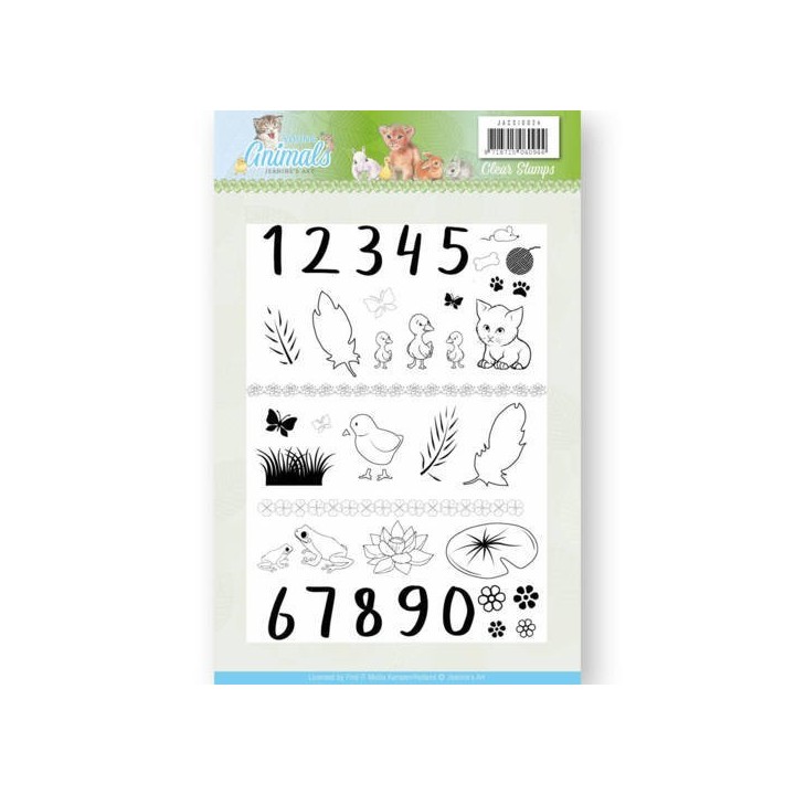 (JACS10024)Clear Stamps - Jeanine's Art - Young Animals