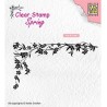 (SPCS007)Nellie`s Choice Clearstamp - Spring- Floral corner-1