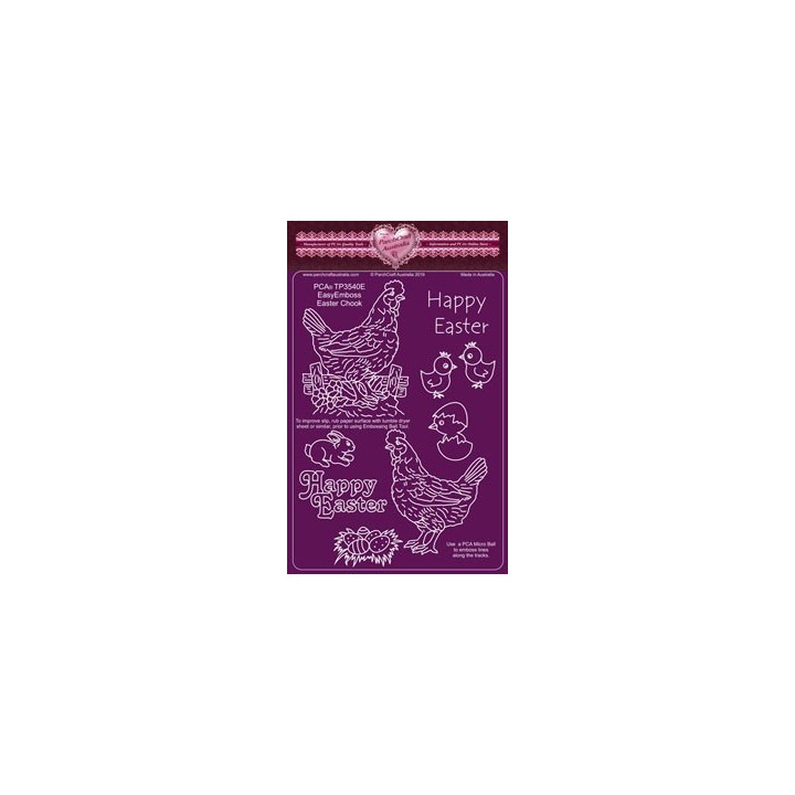 (TP3540E)PCA® - EasyEmboss Easter Chook