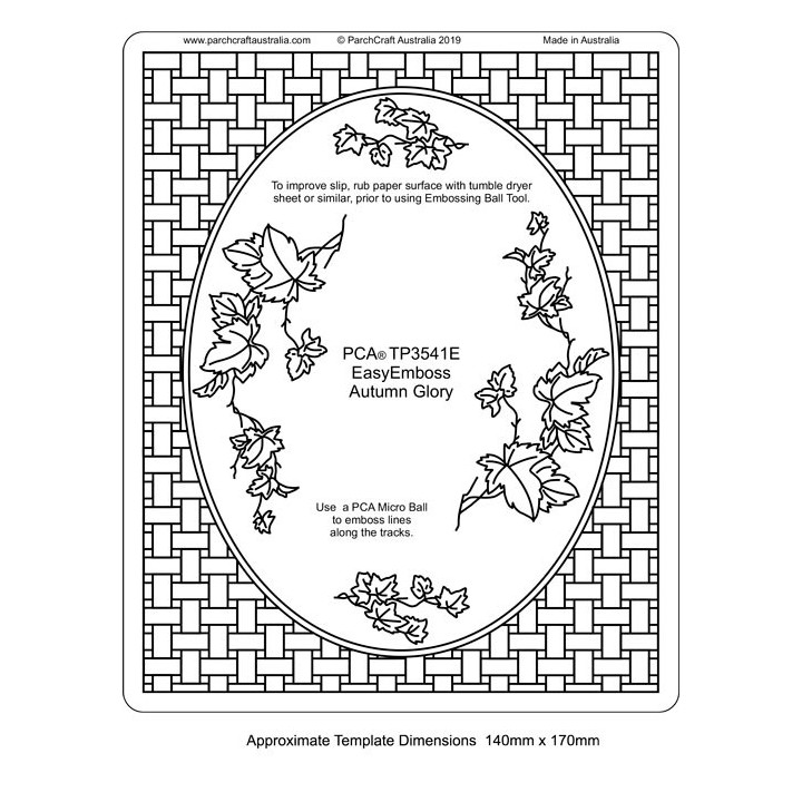 (TP3541E)PCA® - EasyEmboss Autumn Glory