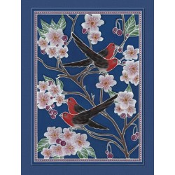 (TP3543E)PCA® - EasyEmboss Birds in Blossom