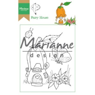 (HT1641)Clear stamp Hetty's Fairy house
