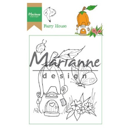 (HT1641)Clear stamp Hetty's Fairy house
