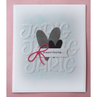 (KJ1728)Clear stamp Karin's Feestje